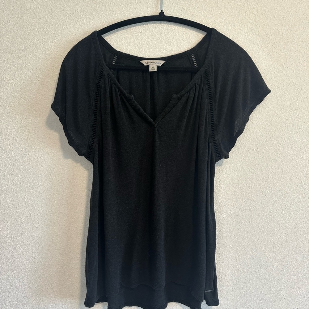 Women's Calvin Klein Black Tee